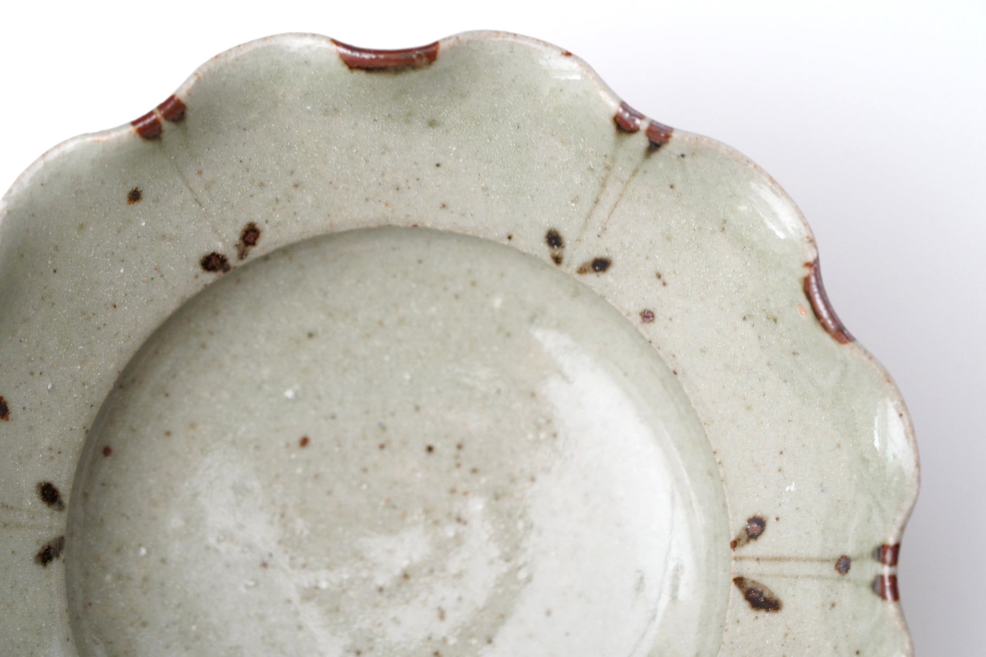 【岡本修一】絵唐津輪花小鉢