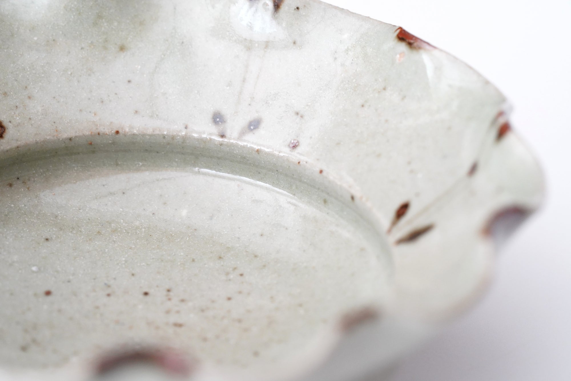 【岡本修一】絵唐津輪花小鉢