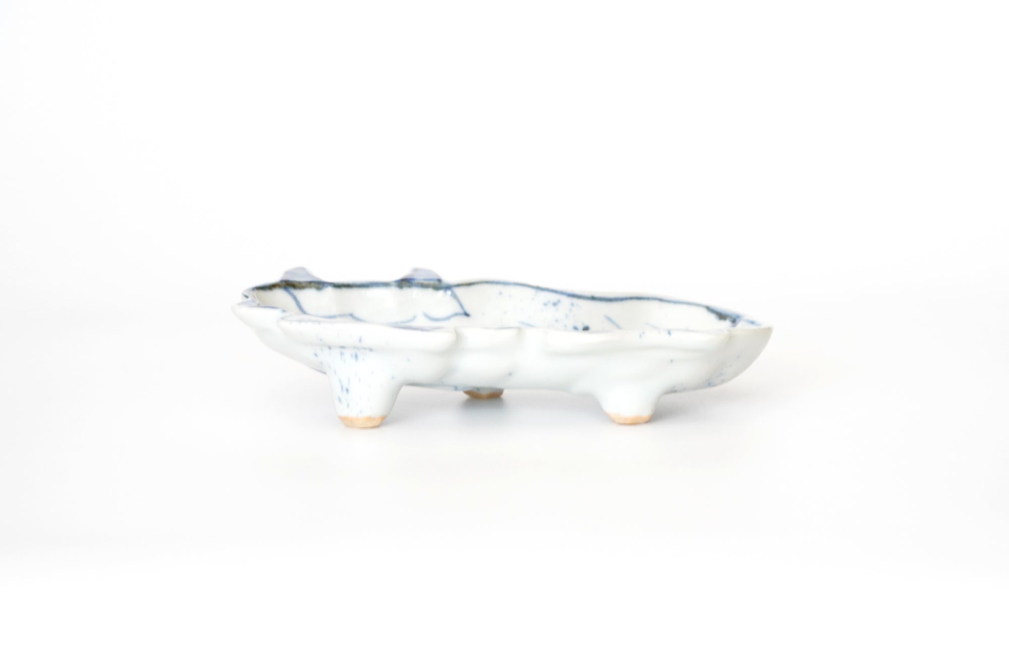 【新道工房】染付牛形向付