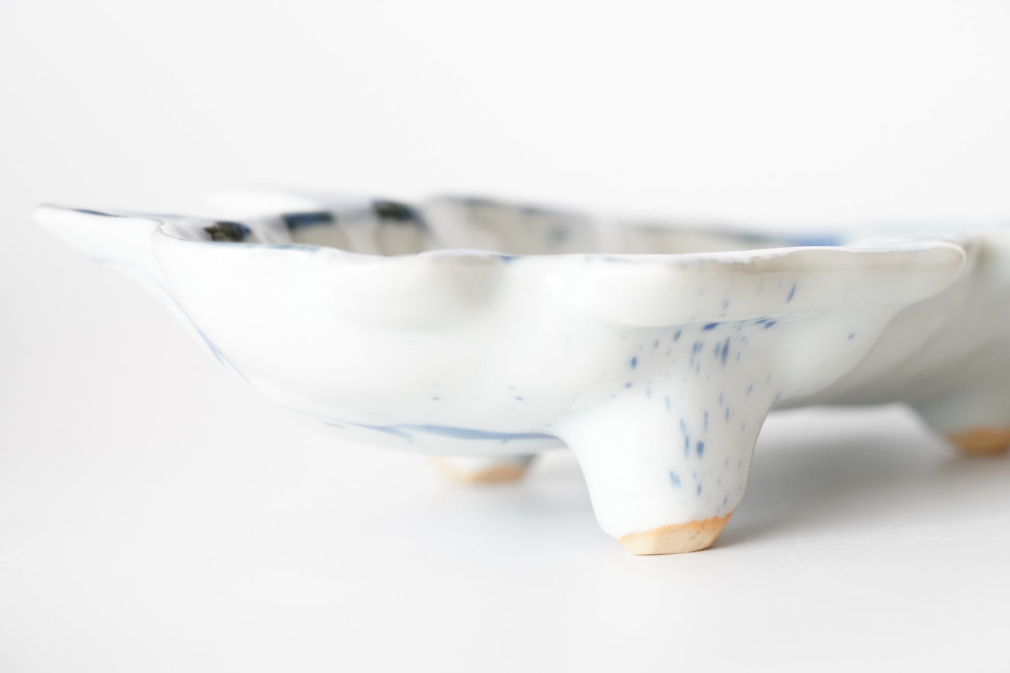 【新道工房】染付牛形向付