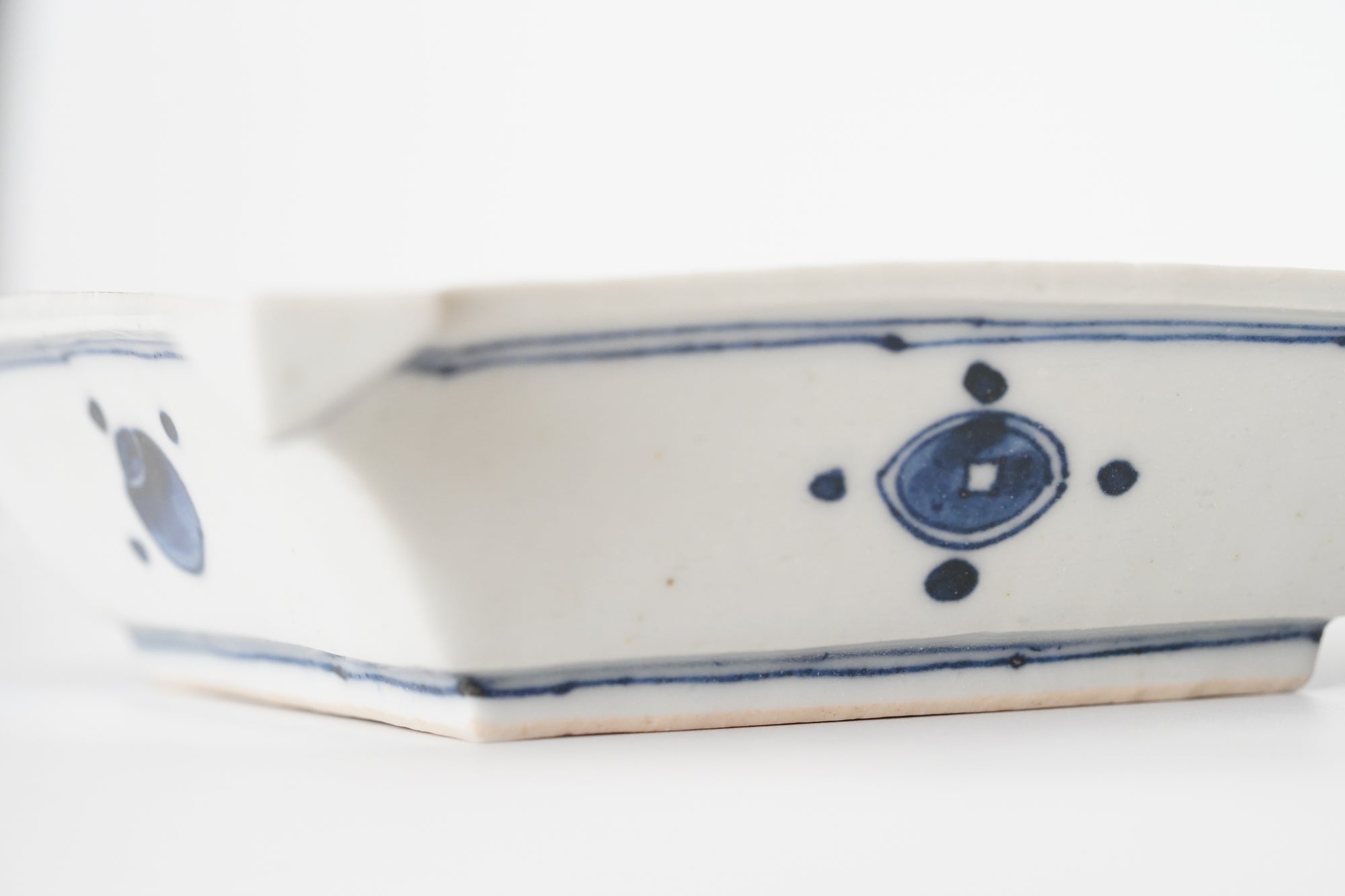 【加藤幸治】色絵扇面牡丹文皿