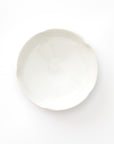 【Masamitsu Kawai】white porcelain round flower shaped small bowl