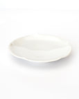 【Masamitsu Kawai】white porcelain round flower shaped small bowl