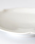 【Masamitsu Kawai】white porcelain round flower shaped small bowl