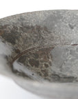 【Etsuji Noguchi】grayish black 6sun flat bowl