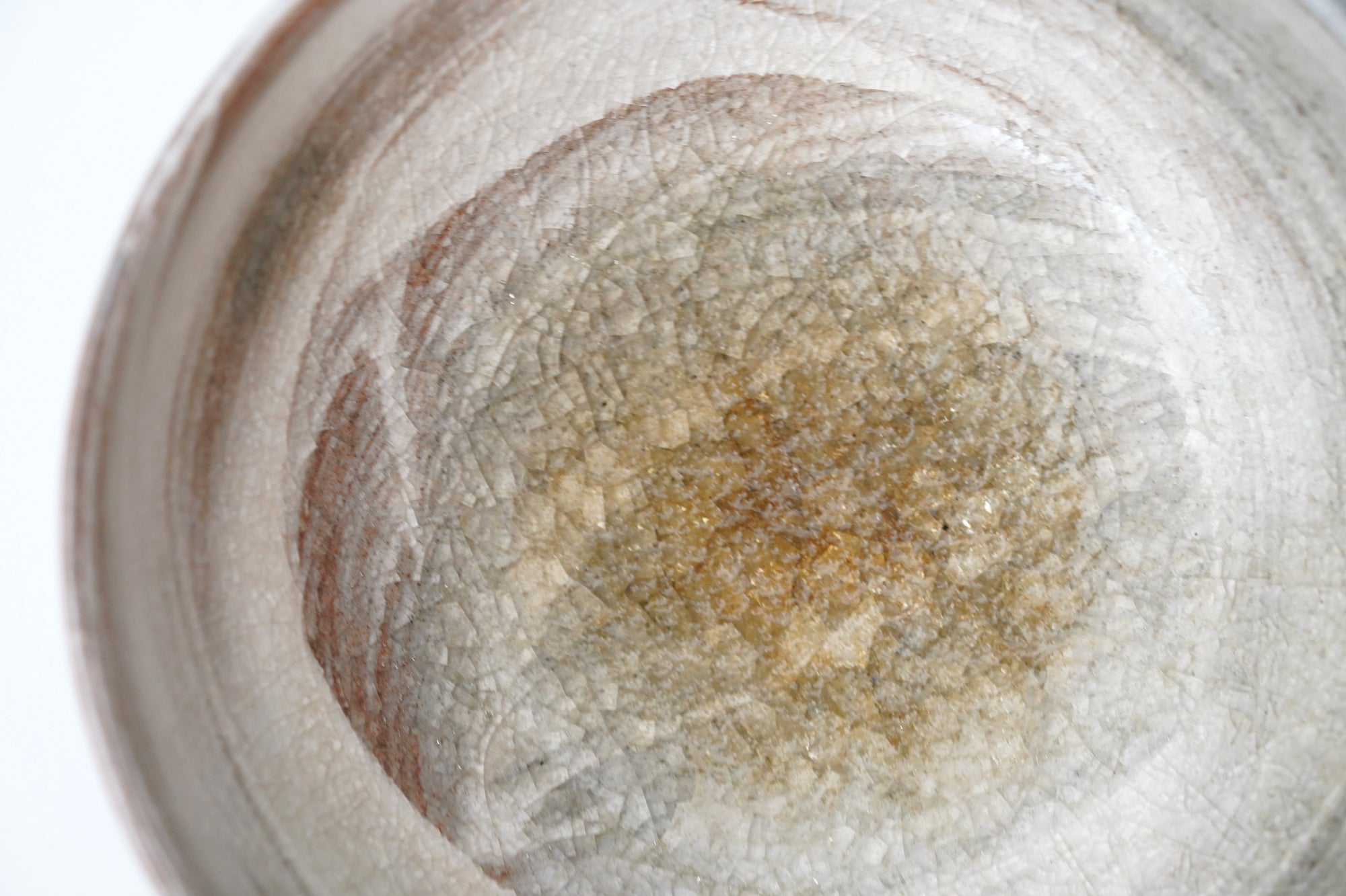 【Hideki Yamamoto】Glass glazed morning glory shaped bowl Small