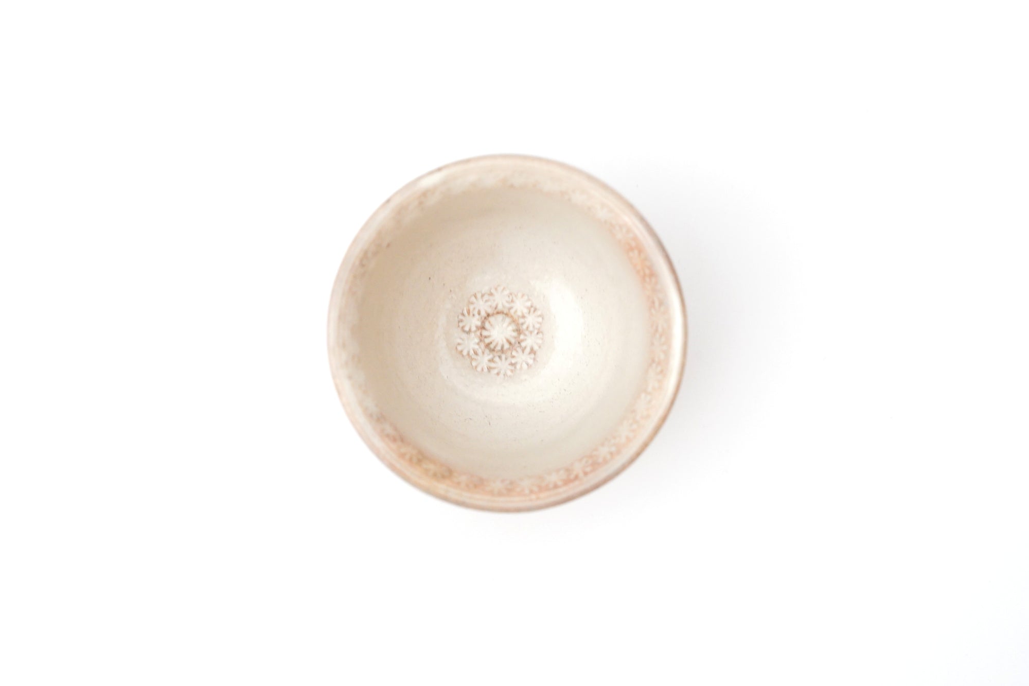 【宮里絵美】三島手貼花盃