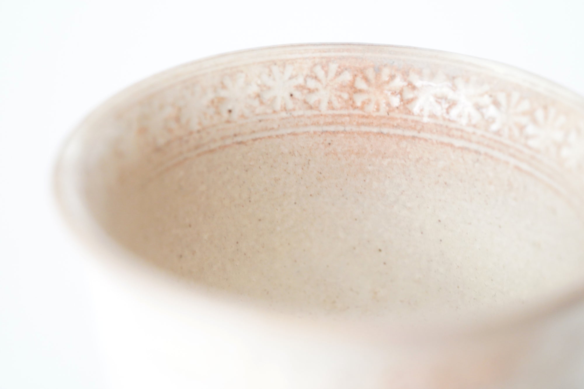 【宮里絵美】三島手貼花盃