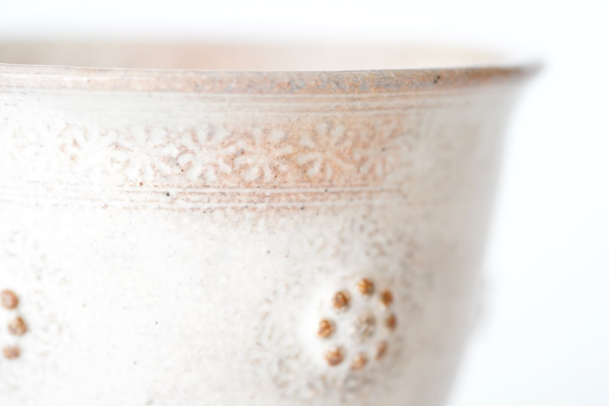 【宮里絵美】三島手貼花盃