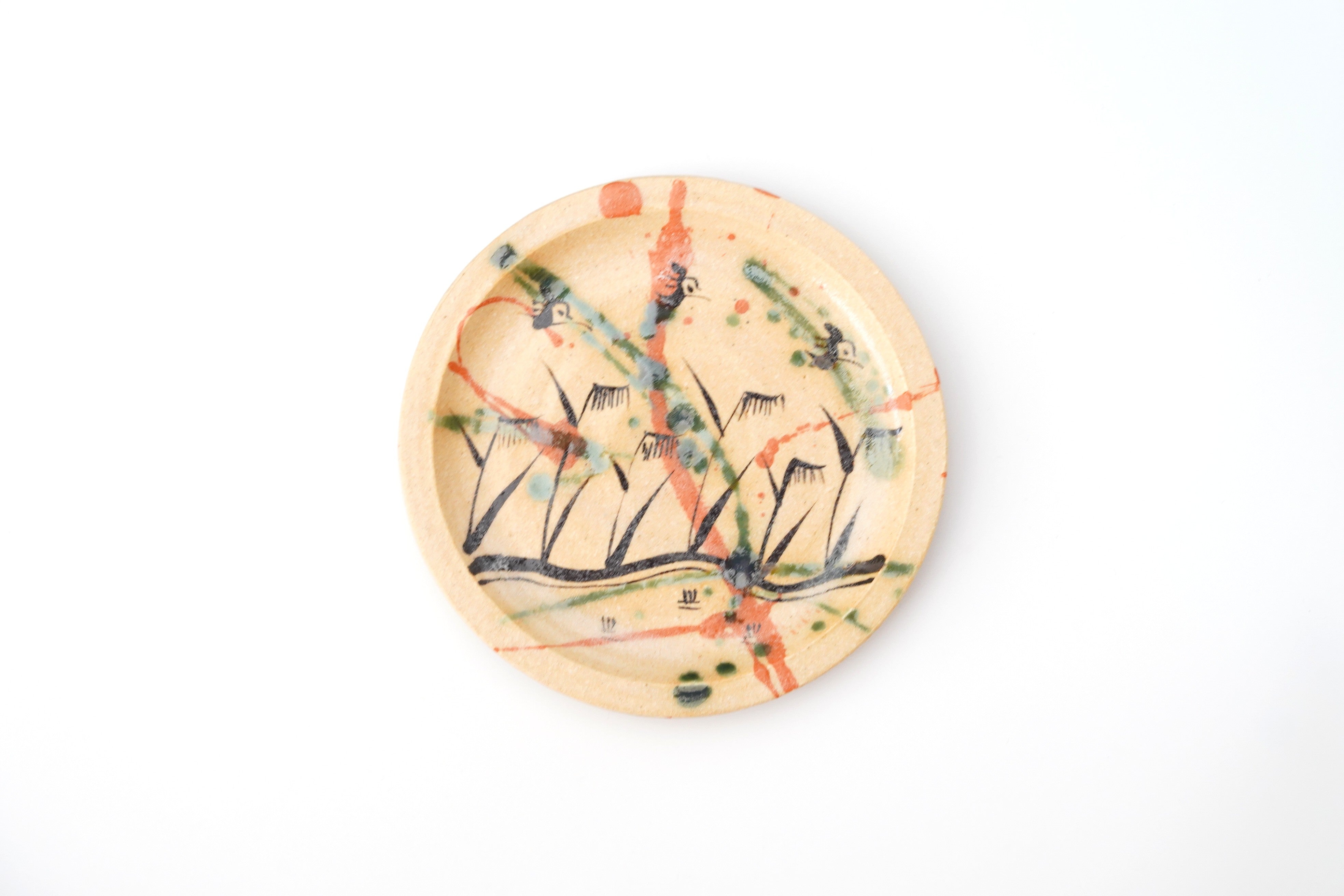 ナガ専用瀬戸焼／弥七田織部湯呑／昭19 ナガ専用瀬戸焼／弥七田織部湯呑／昭19