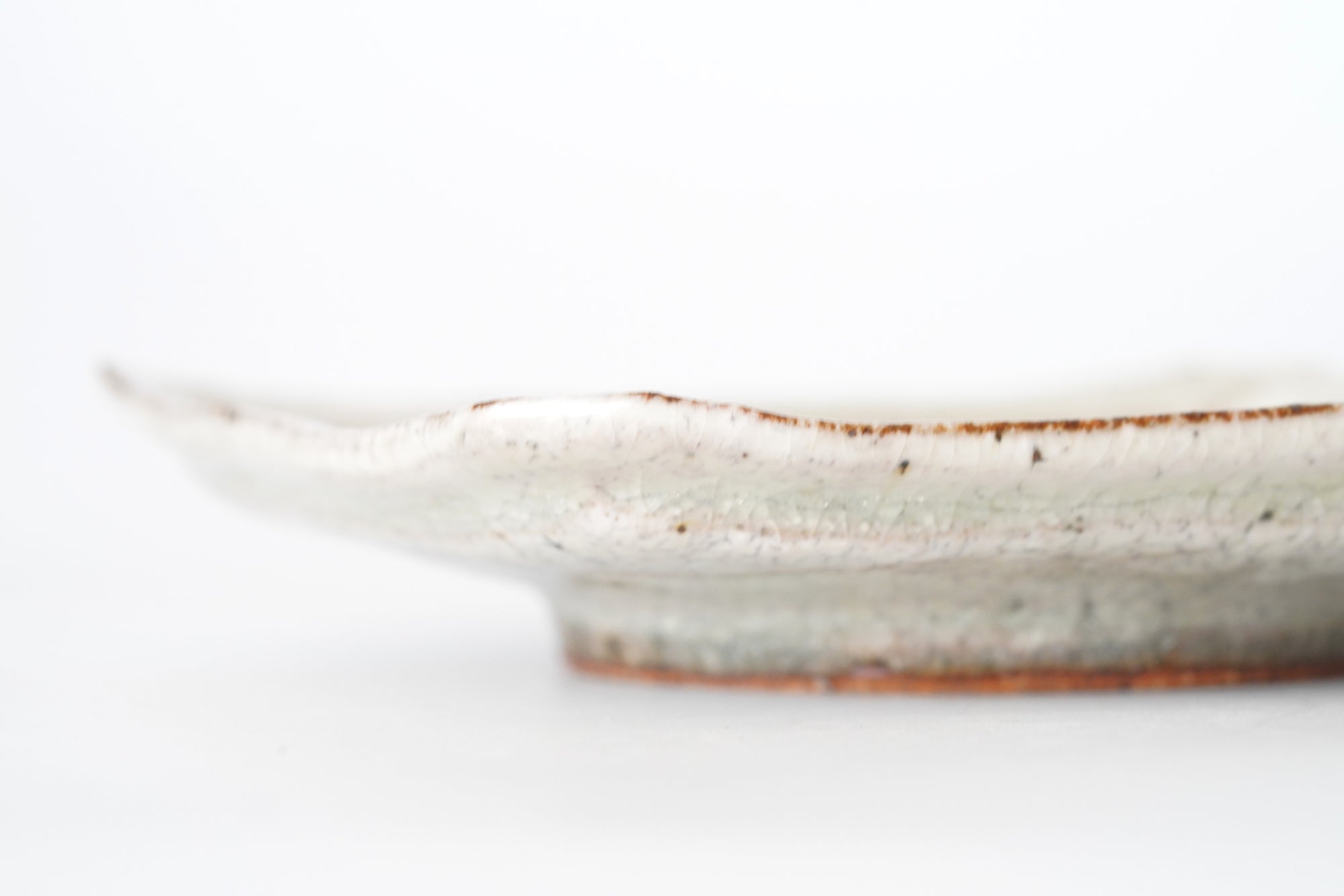 【杉本太郎】5.5寸角皿 白