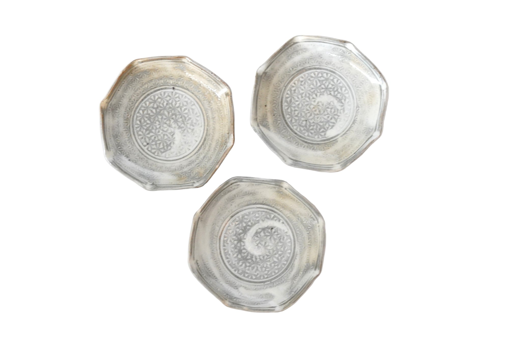 【井銅心平】三島八角豆皿