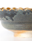 【Shuichi Okamoto】Ao-Karatsu squared small bowl