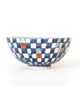 【加藤幸治】色絵市松飯碗