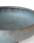 【Eiichi Shibuya】地ノ器 edged bowl small verdigris blue