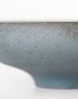 【Eiichi Shibuya】地ノ器 edged bowl small verdigris blue