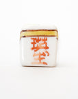 市松文様一山箸置 (黄)