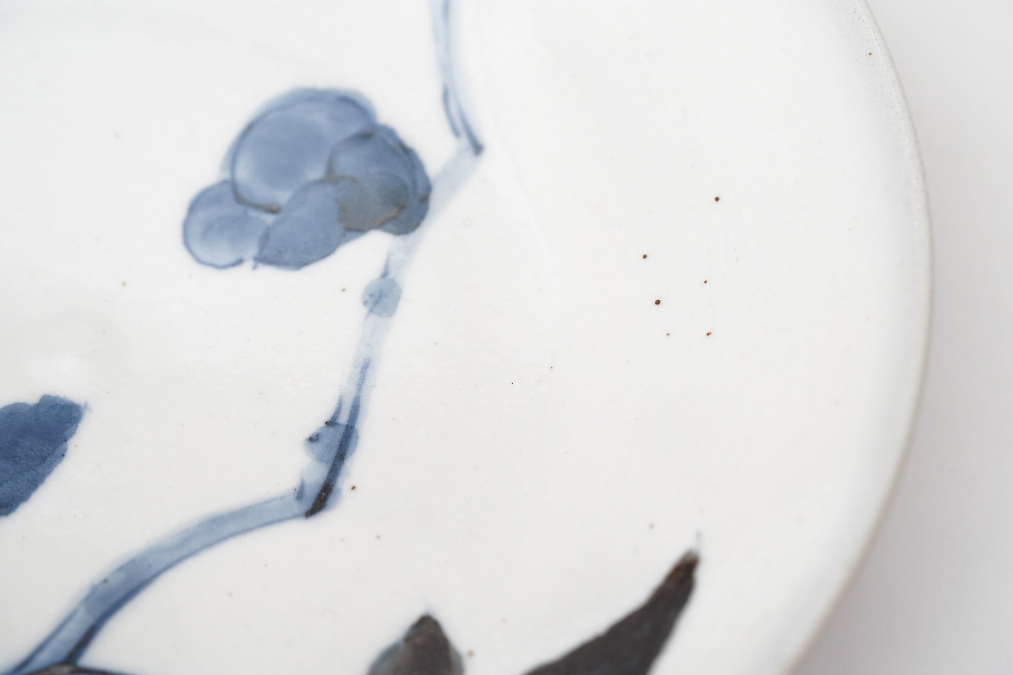 【文祥窯】染付ザクロ20㎝丸皿