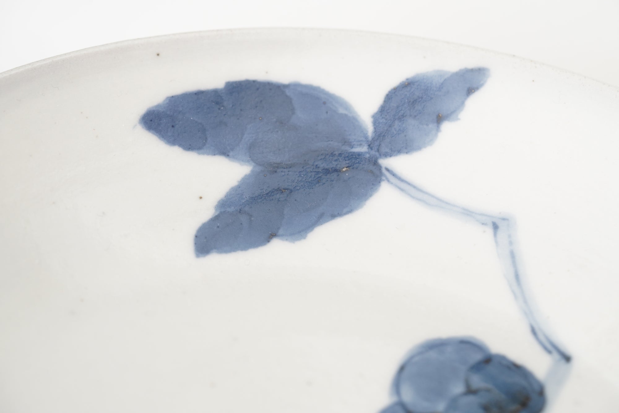 【文祥窯】染付ザクロ20㎝丸皿