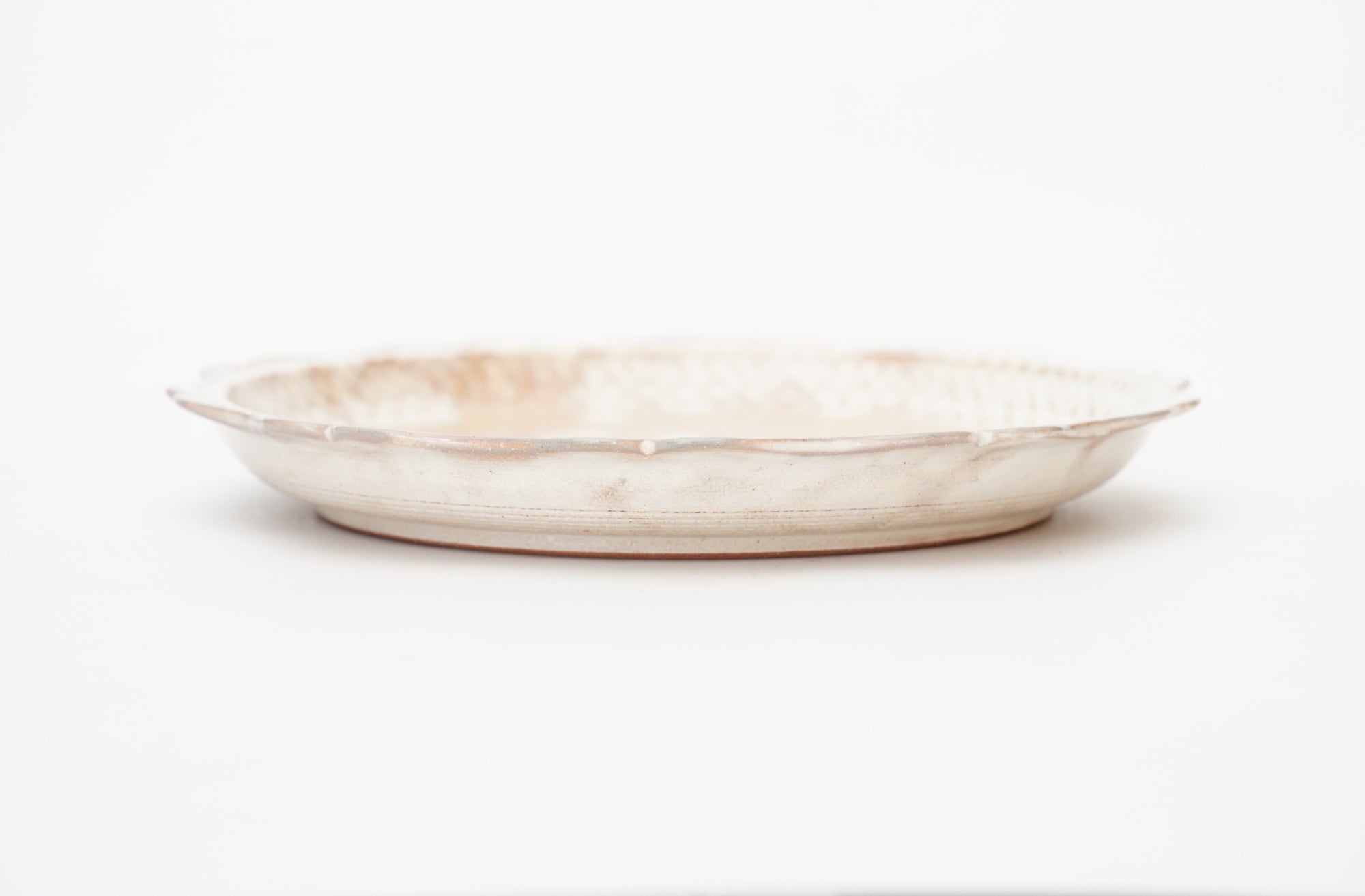 【宮里絵美】三島手輪花皿 23cm
