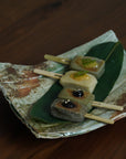 【Manabu Atarashi】ash glazed rectangle plate
