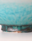 turquoise shallow bowl