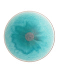 turquoise shallow bowl