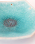 turquoise small hexagonal plate