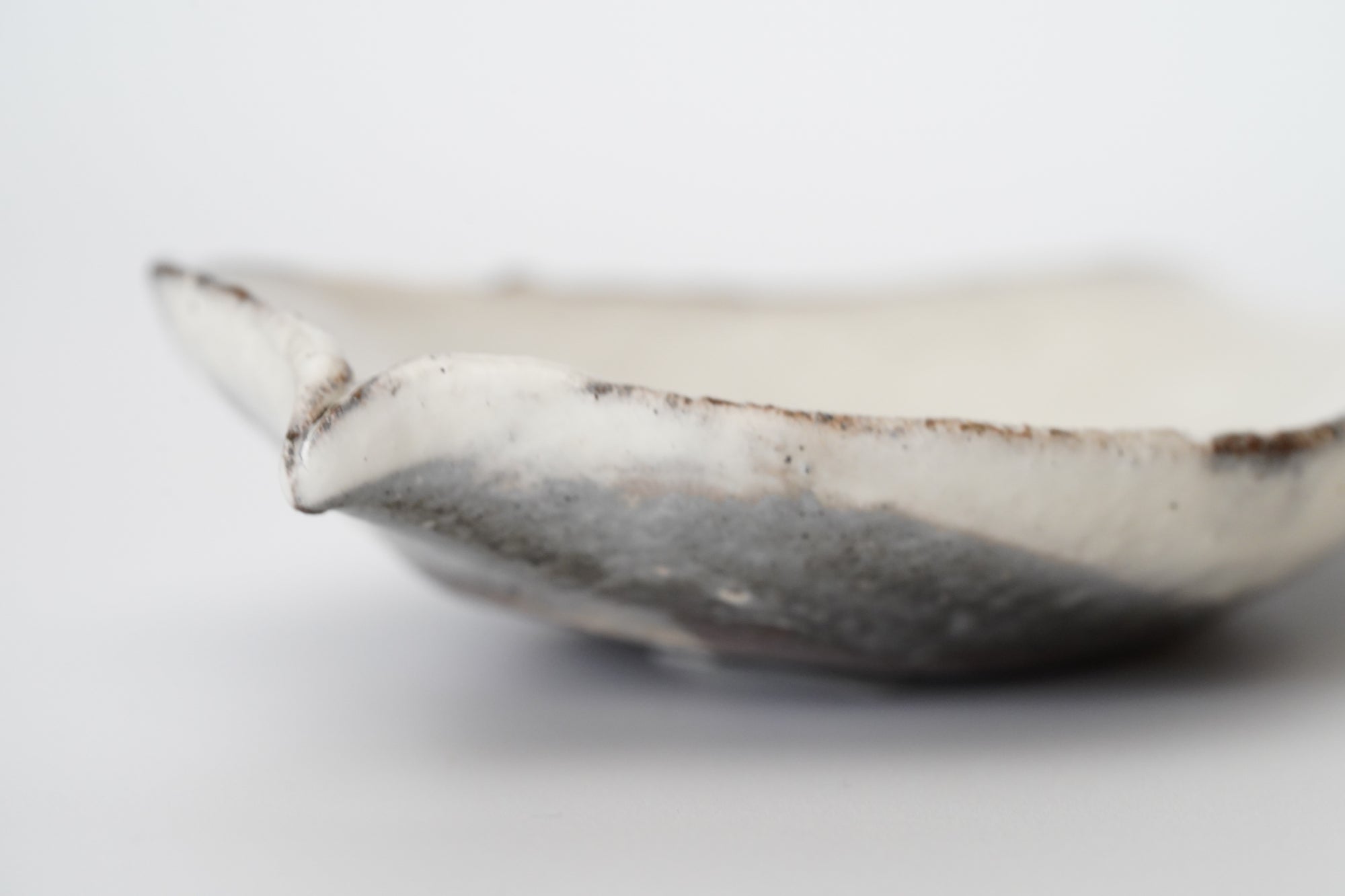 【辻村 塊】粉引向付 蓮弁