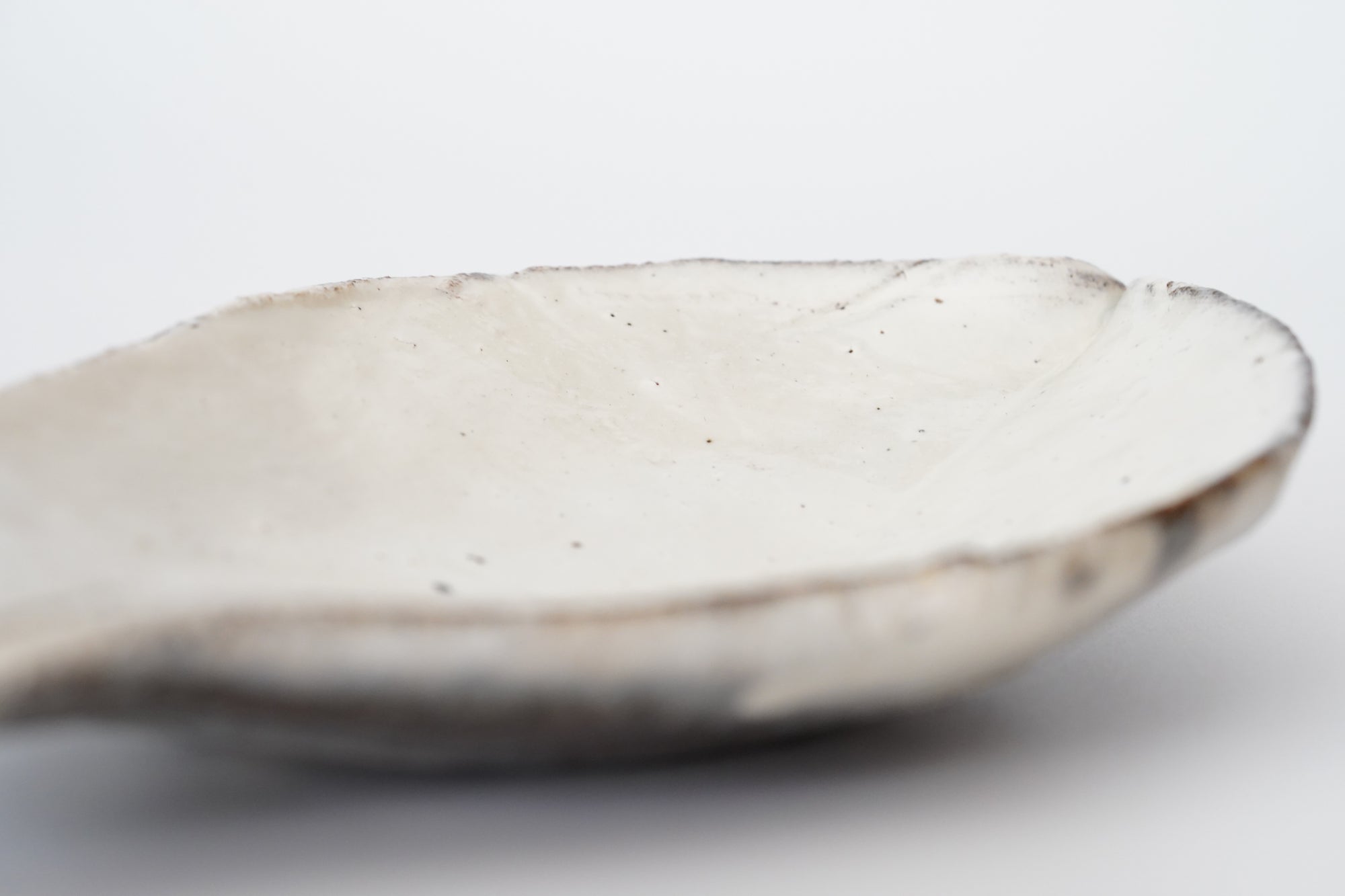 【辻村 塊】粉引向付 蓮弁