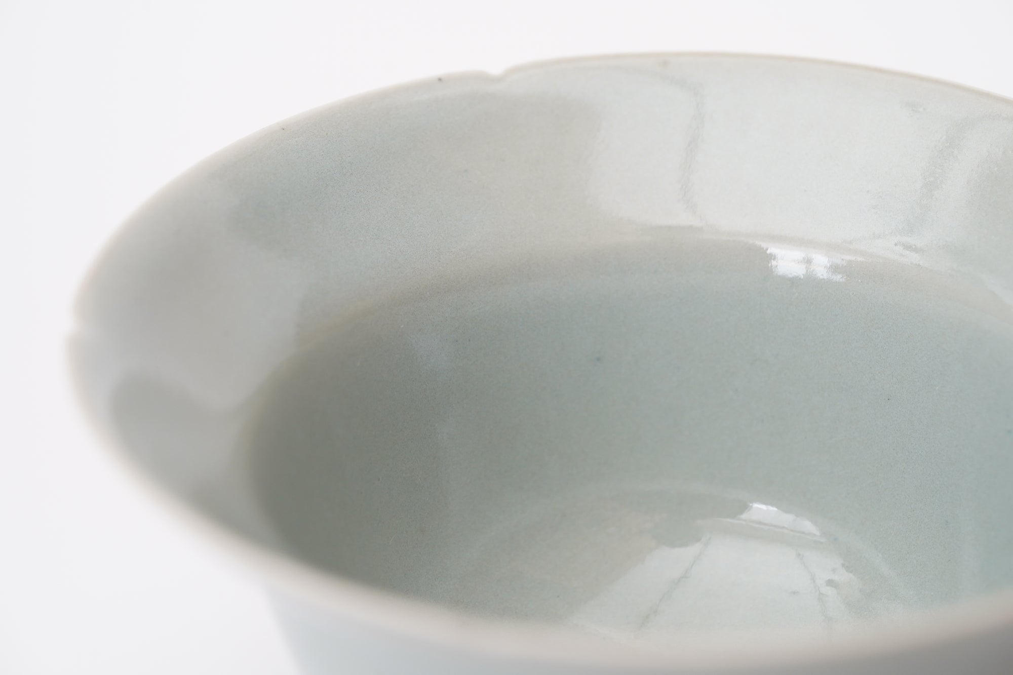 【木山卓】粉青瓷脊花盖碗