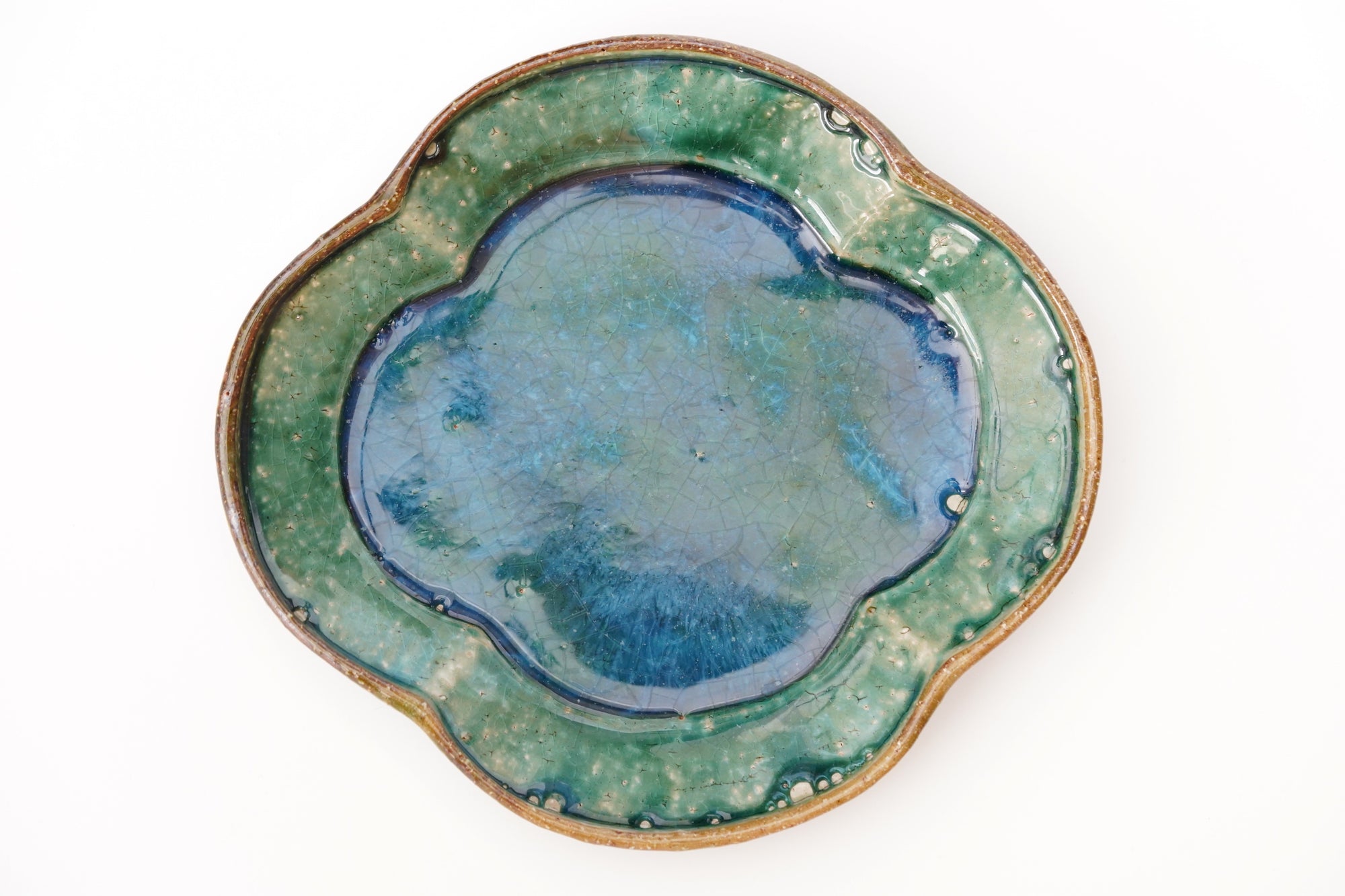 【Kazuhiko Kudo】Yellow Kohiki flat katakuchi small bowl