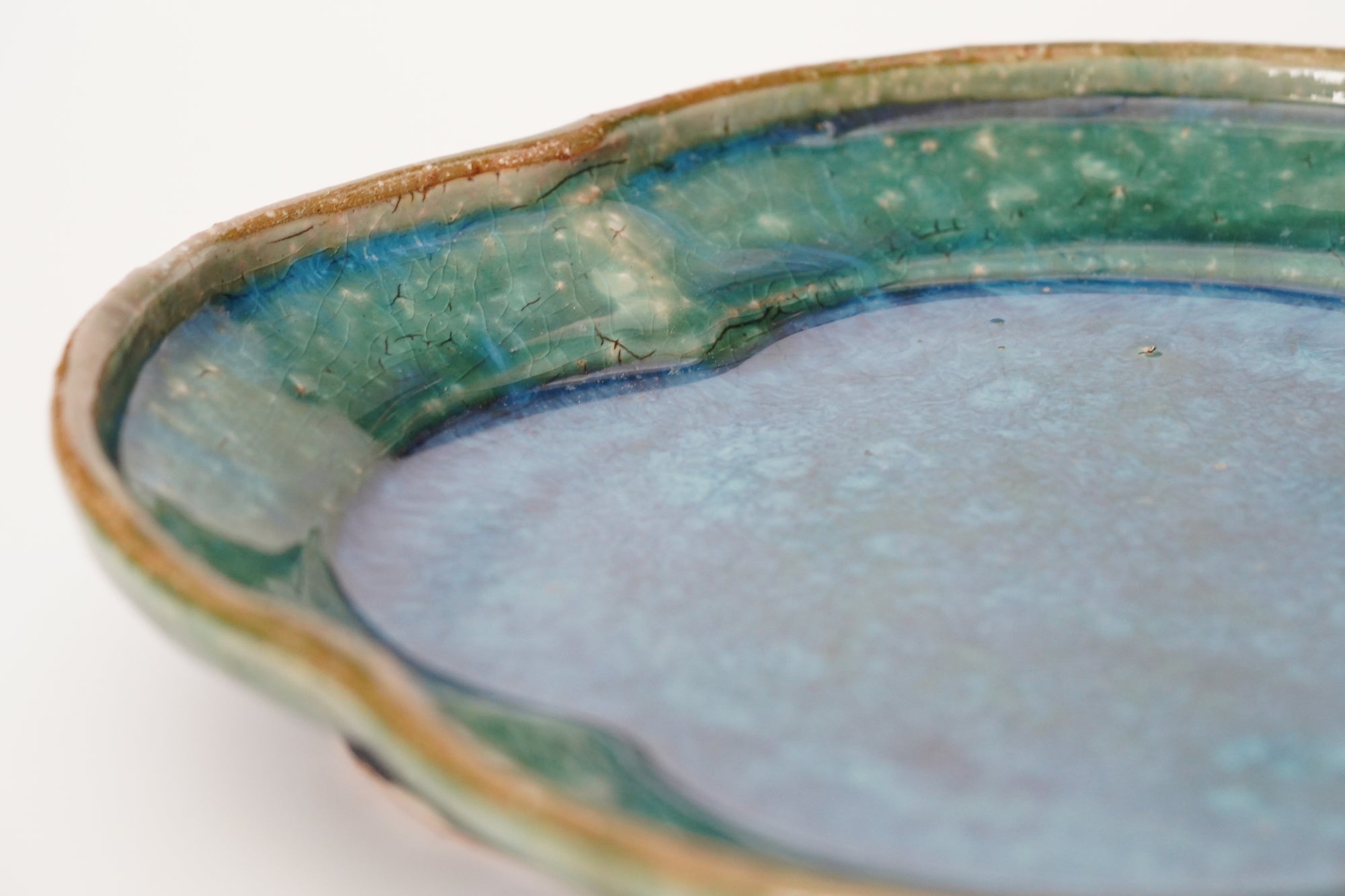 【Kazuhiko Kudo】Yellow Kohiki flat katakuchi small bowl