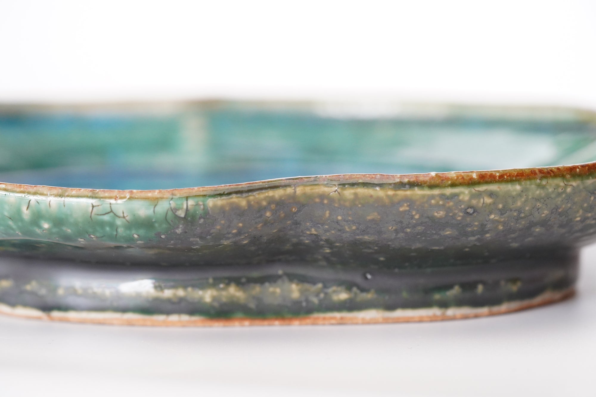 【Kazuhiko Kudo】Yellow Kohiki flat katakuchi small bowl
