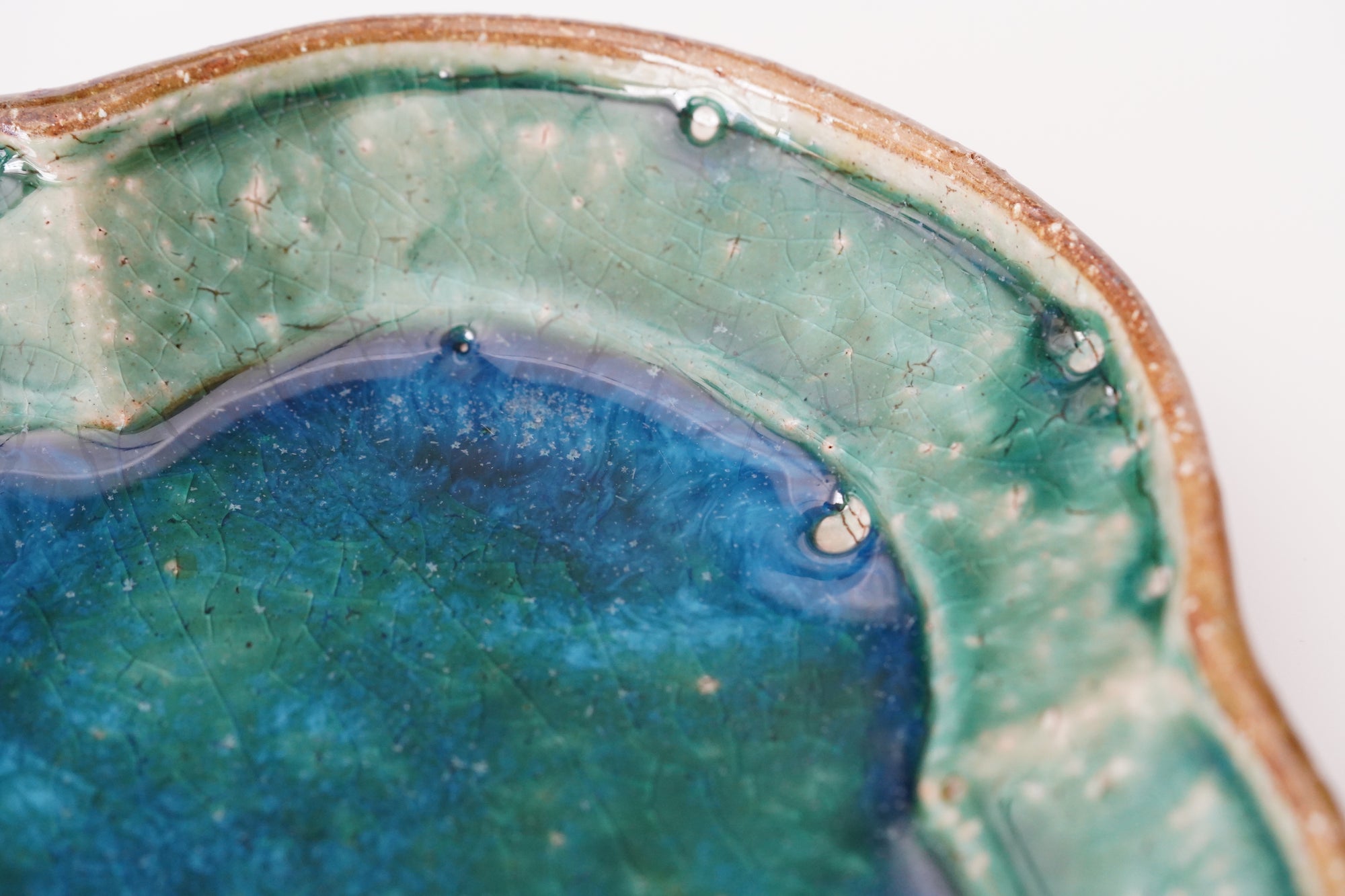 【Kazuhiko Kudo】Yellow Kohiki flat katakuchi small bowl