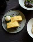 【Etsuji Noguchi】grayish black 6sun flat bowl
