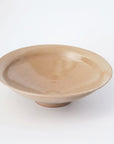 【Yukiko Saito】Pale brown glazed plate