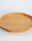 【Aizawa wood crafts】KITO Zelkova flower shaped tray