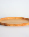 【Aizawa wood crafts】KITO Zelkova flower shaped tray