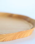 【Aizawa wood crafts】KITO Zelkova flower shaped tray