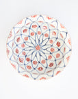 Some-Nishiki plum and mesh patterned small bowl