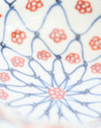Some-Nishiki plum and mesh patterned small bowl
