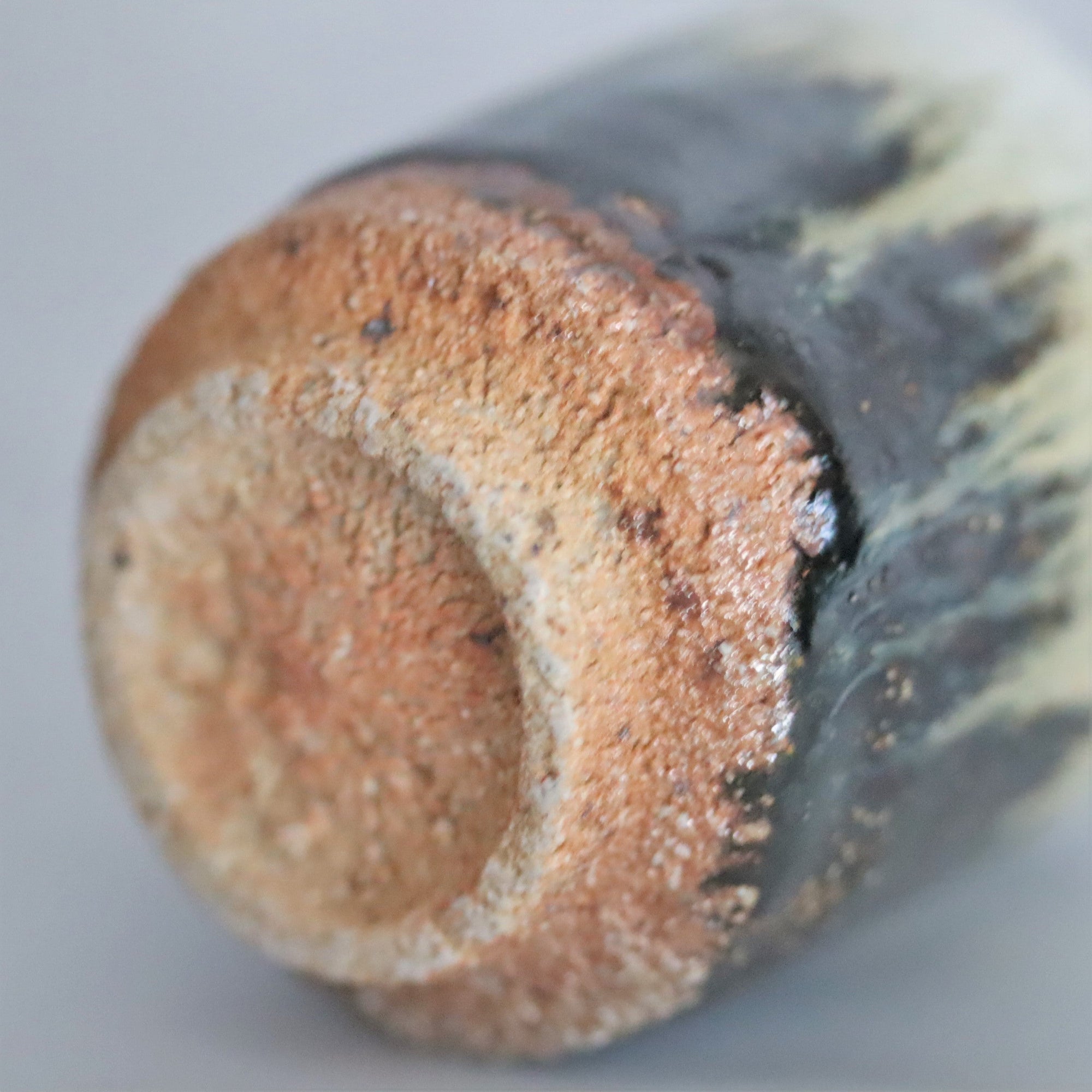 【Sakurei Okamoto】Korean-Garatsu hexagonal large sake cup
