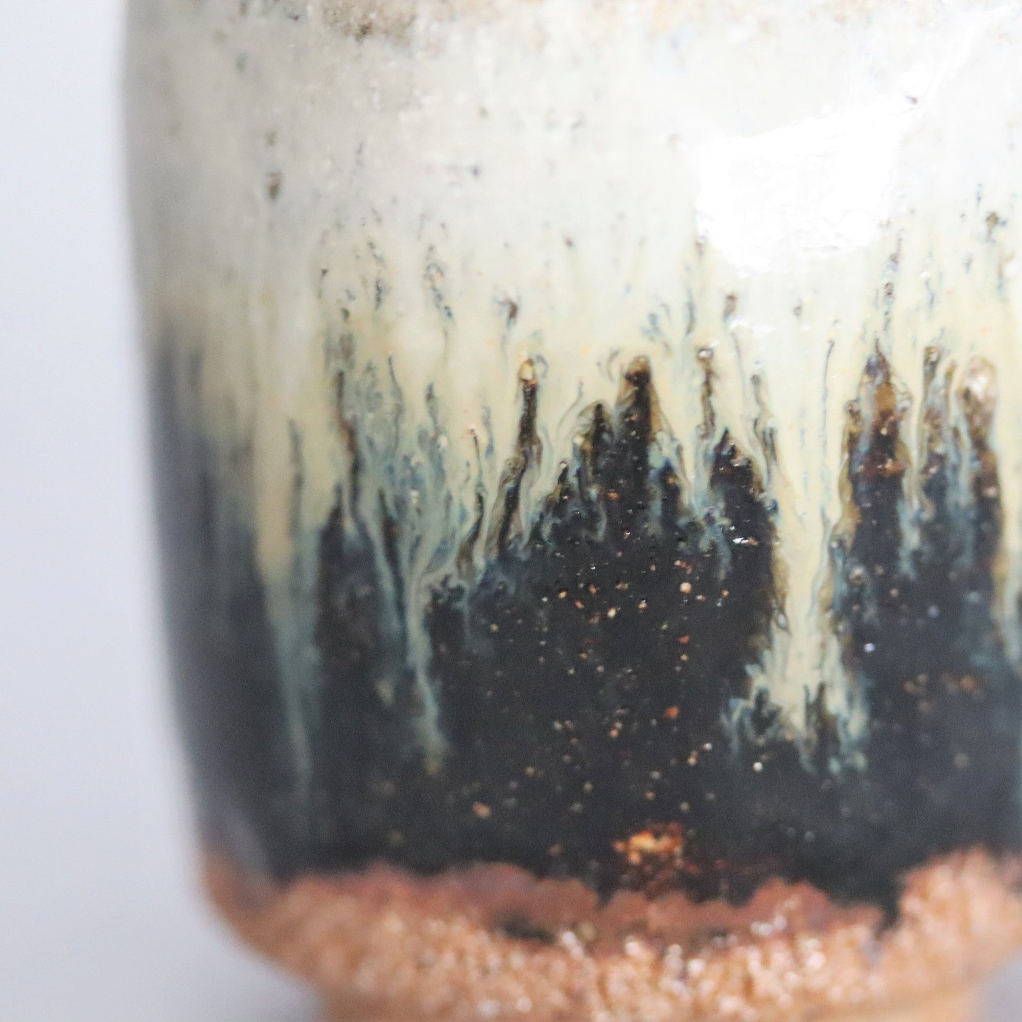 【Sakurei Okamoto】Korean-Garatsu hexagonal large sake cup