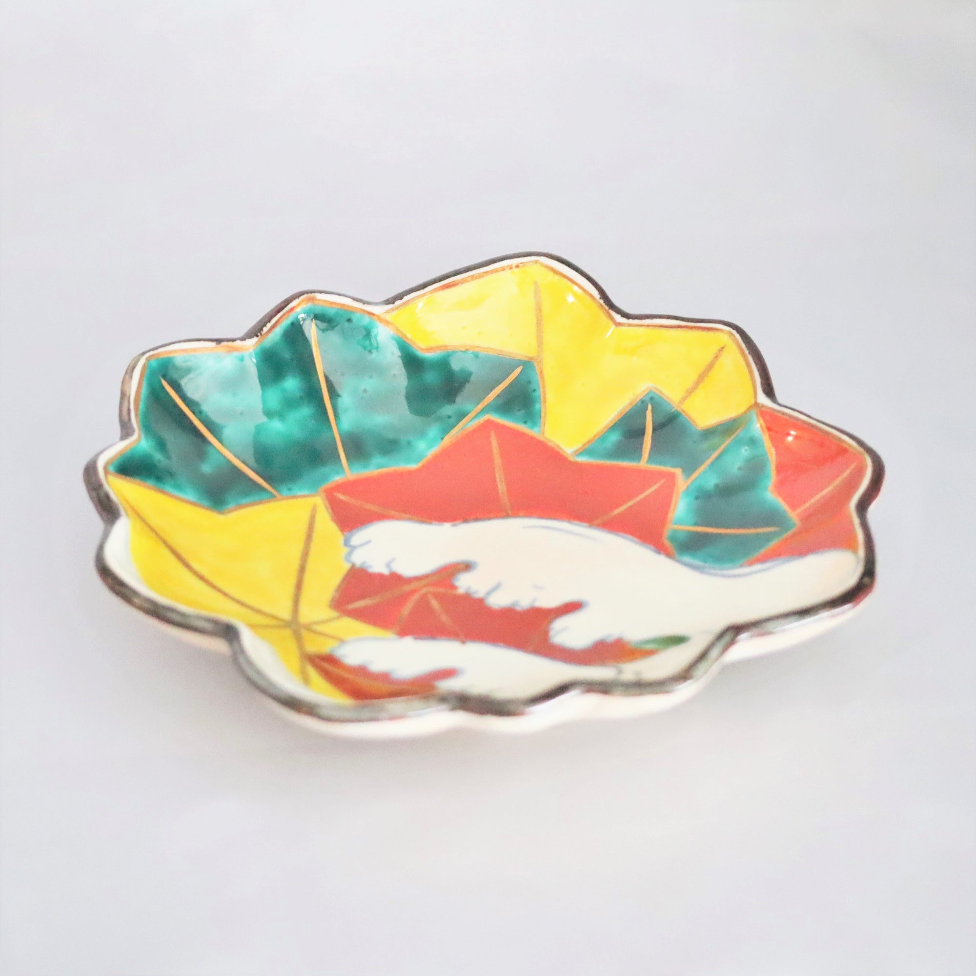 乾山写竜田川平向