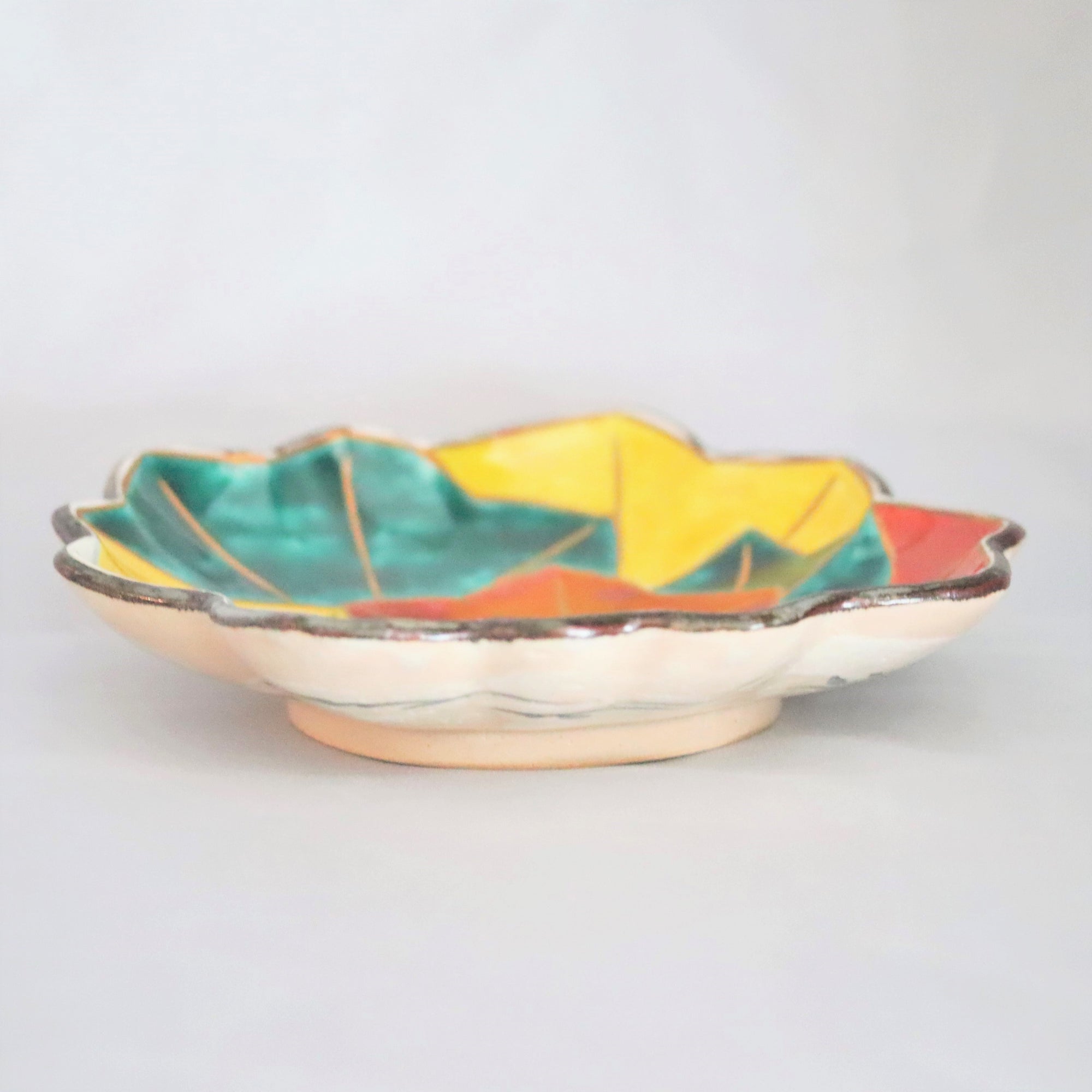 乾山写竜田川平向