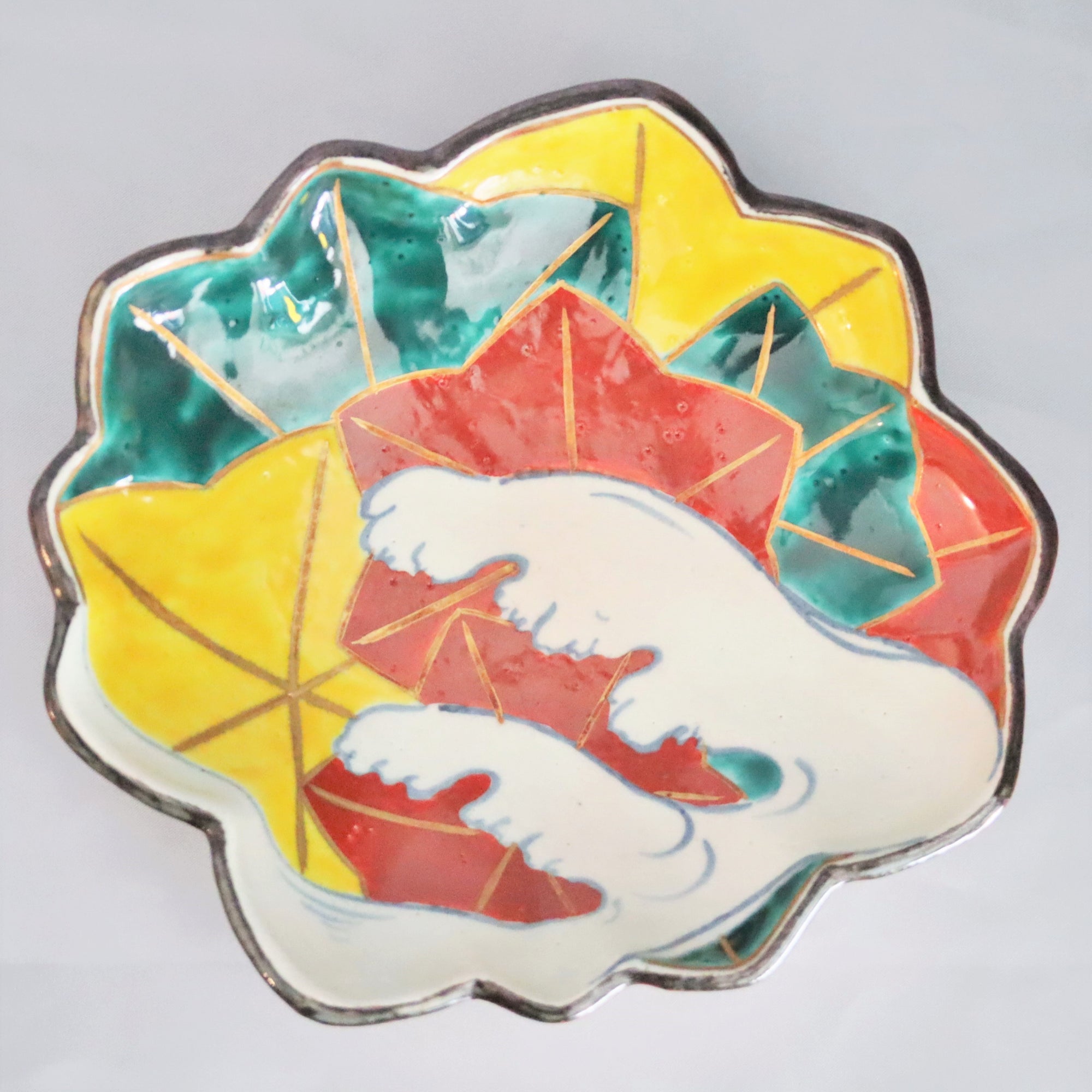 乾山写竜田川平向