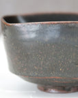 【Tasuku Mitsufuji】Black glazed squared bowl 5sunPlace of production:Hyogo prefecture Size: