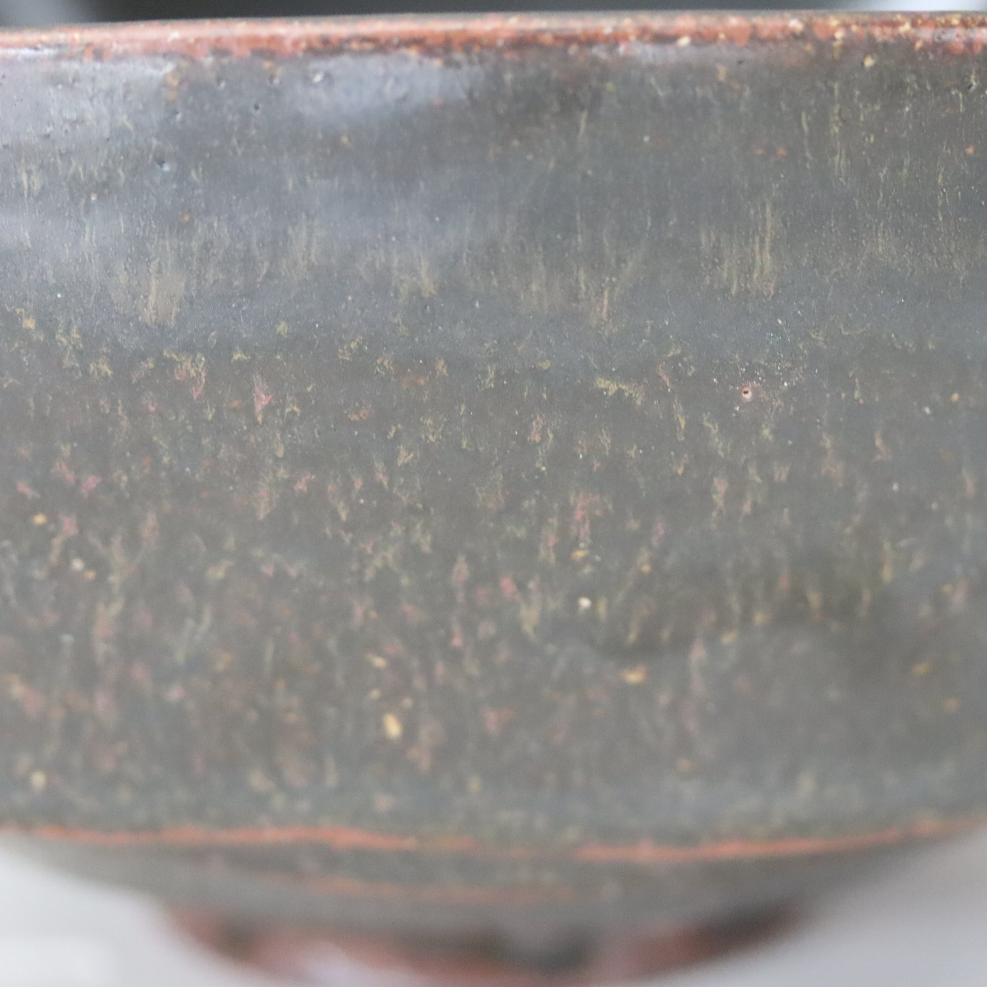 【光藤佐】黑釉四方钵5寸