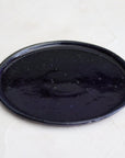 【Aki Matsuo】blue glazed 7sun plate